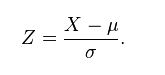 formule du score z